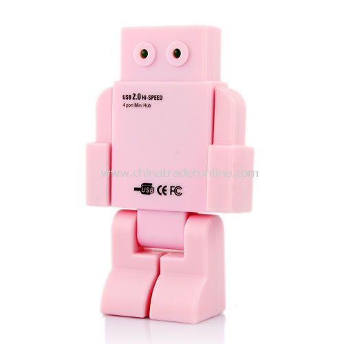 LED EYES ROBOT HUB(pink） from China