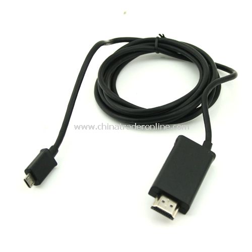 1.8M MHL to HDMI Cable Adapter USB MICRO for Smartphone to HDTV HD TV