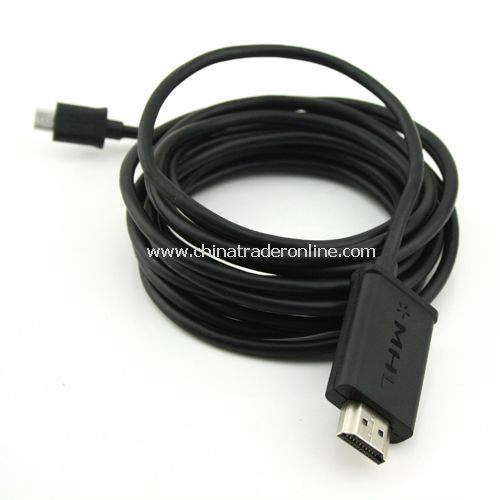 3M MHL to HDMI Cable Adapter USB MICRO for Smartphone to HDTV HD TV from China