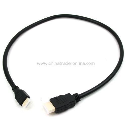 50CM HDMI Male to Mini HDMI Male Cable for HDTV Playstation PS2