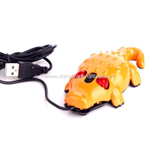 COOL STYLE Crocodile Gator Shape USB Optical PC Computer Laptop Computer Mouse