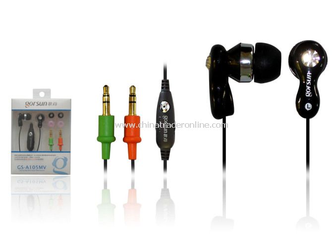 Ear buds with microphone, hands-free ear buds