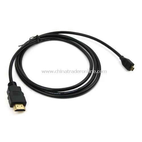 NEW Micro HDMI Type D Male to HDMI Male M/M 5FT 1.5M Gold Plated