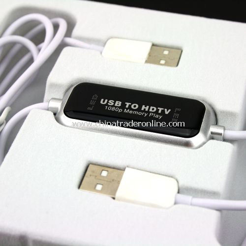 USB To HDTV Cable 1080P Memory Play USB Direct Output High-Definition Movies