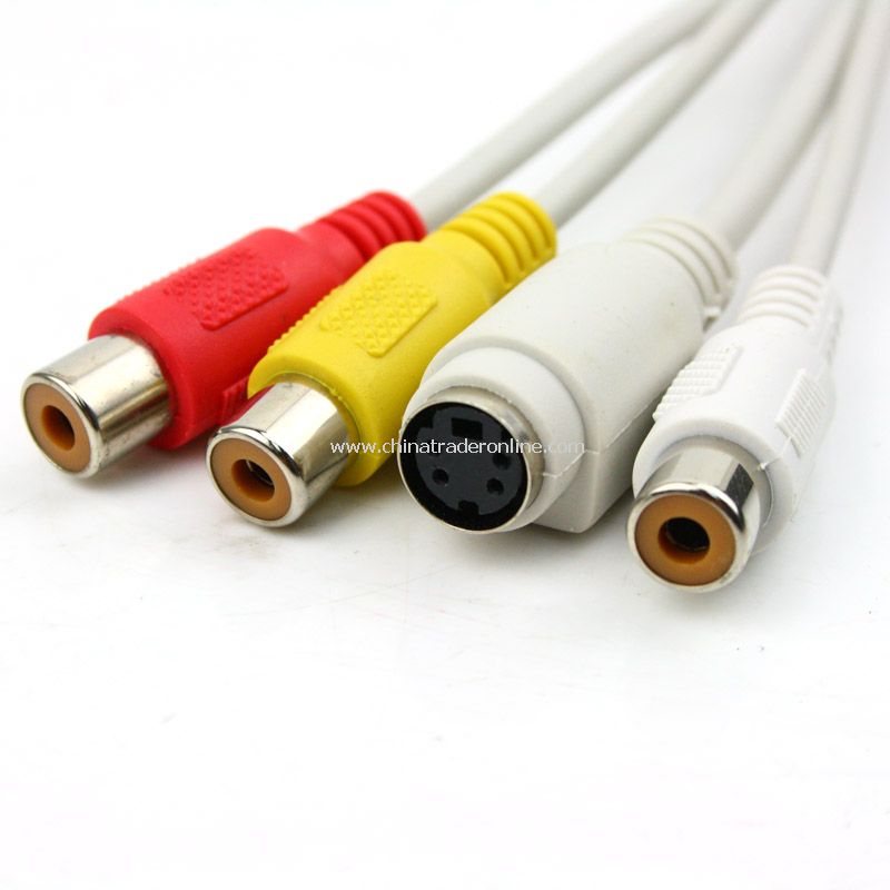 VGA SVGA to S-Video AV 3 RCA TV Converter Cable S-Video from China