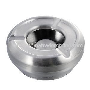 Stainless Steel Ashtray Round Metal Ashtray, Durable and Long Lasting Use