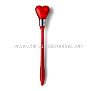 Heart Shape LED Pen from China
