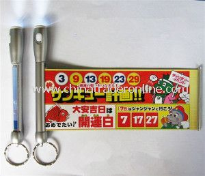 LED Banner Pen with Keyring