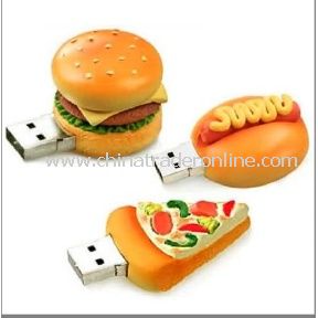 Food USB Gift, Hamburger Gift USB, Christmas USB Flash Pen from China