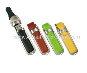 Leather Key Chains USB 2.0 Memory Stick Flash Pen Drive