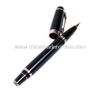 Metal Roller Gel Pen with 0.5mm Needle Tip, 4 Colors, Cartoon Design Printing on Barrel, OEM Orders Are Welcome