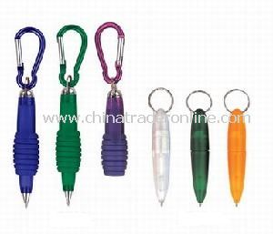 Pen with Key Ring from China