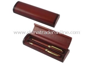 Matte Solid Wood Stationery Pen Box from China