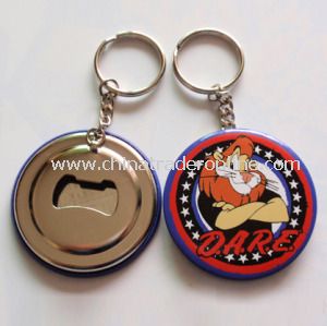 PVC Key Chain with Opener