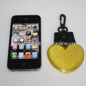 2 Red Flashing Keychain LED Bag Clip Warning Light with 2PCS AG10 Size Battery from China