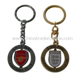 2013 Free Sample Metal Rotation Keychain