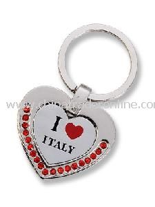 2013 Heart Shape Metal Keychain, Wedding Keychain from China