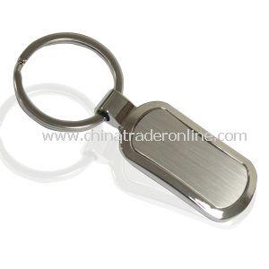 Epoxy Rectangle Blank Metal Keychain from China