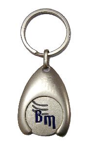 Metal Keychain with Coin for Promotion from China