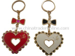 Metal Heart Shape Keychain