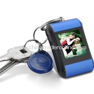 1.5 Inch Digital Photo Frame Keychain with Digital Clock Function