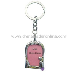 New Design Metal Photo Keychain with Logo, OEM Are Accepted, Customized Are Welcomed from China