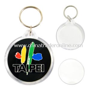 New Design Plastic Photo Keychain with Logo, OEM Are Accepted, Customized Are Welcomed from China