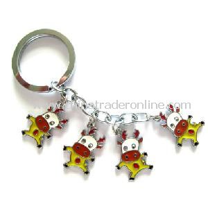 Promotional Soft PVC 3D Fancy Keychain with Popular and Fashionable