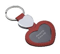 PU Leather Photo Frame Keychain