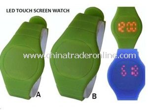 2014 New Silicon LED Touch Screen Watch for Couples