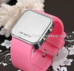 Fashion Trends LED Sports Silicone Watch from China