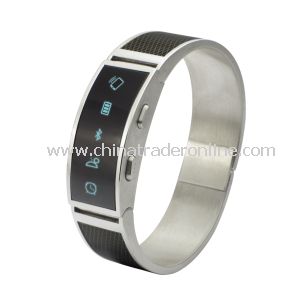 2014 Popular Metal LED Wirst Bluetooth Bracelet Watch