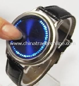 Designer Touch Screen LED Flashing Light Watch from China