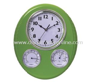 2013 New Weather Station Wall Clocks with Temperture from China