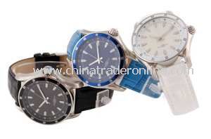 2013 Promotional Quartz Stainless Watch Leather Strap Watch