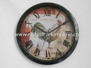 12 Inch Metal Quarz Wall Clock from China