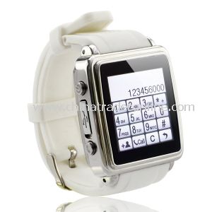 2014 Latest Wholesale Wearable Smart Bluetooth Cell Phone Watch with MP3 MP4 from China