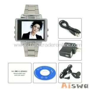 2GB 1.8 Inch Watch Luxurious Buckle MP4 Watch - Alarm Function from China