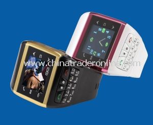 Newest Watch Phone Q7 Dual SIM Card Wrist Watch Phone for Lovers with Bluetooth Camera FM MP3 MP4 GPRS, Gift, Freeshipping