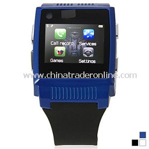 Sport GSM Watch Wrist Mobile Phone with Touch Screen Bluetooth MP3 MP4 from China