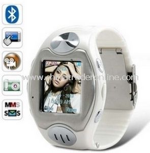 Waterproof Watch Mobile Phone W818 Watchphone Quad-Band Cell Phone Stainless Steel Camera MP4 FM