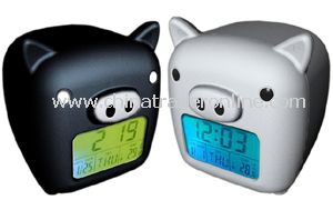 Flash LCD Digital Alarm Clock 28