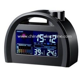 LCD Weather Station Table Clock