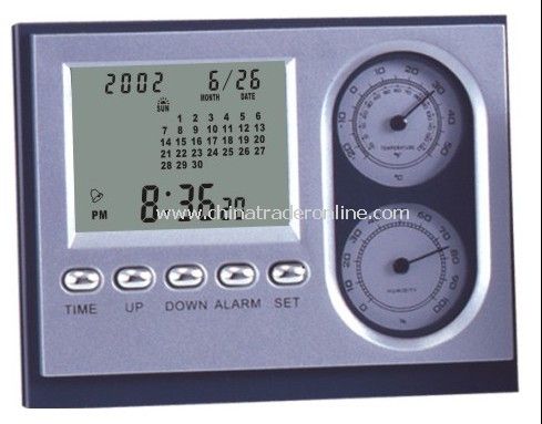 Weather Station LCD Clock from China