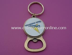 3D Zinc Alloy Bottle Opener Keychain