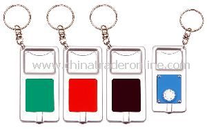 Keychain with Bottle Opener and Led Light from China