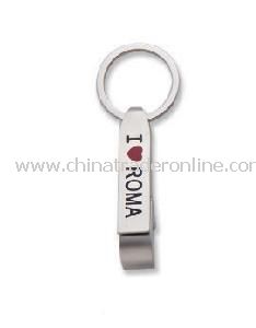 Metal Bottle Opener with Keychain from China