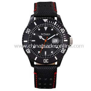 Intimes Special Leather Strap Mans Wrist Watch