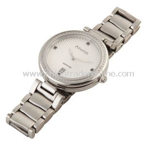 Men Quartz Stainless Steel Watch with Calendar from China