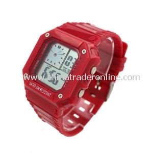 TPU Fashion Sport Digital Watch for Men from China